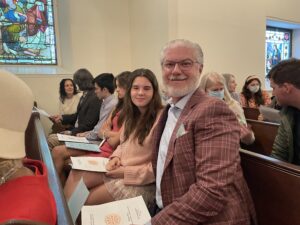 Church Sunday Worshipers and Sunday Service, Westchester County NY