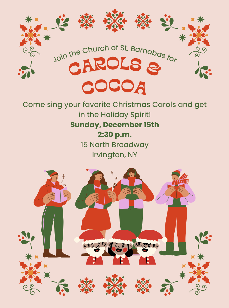 December Holiday Events Christmas - CAROLS & COCOA