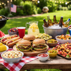 parish-wide picnic & backyard BBQ after church.