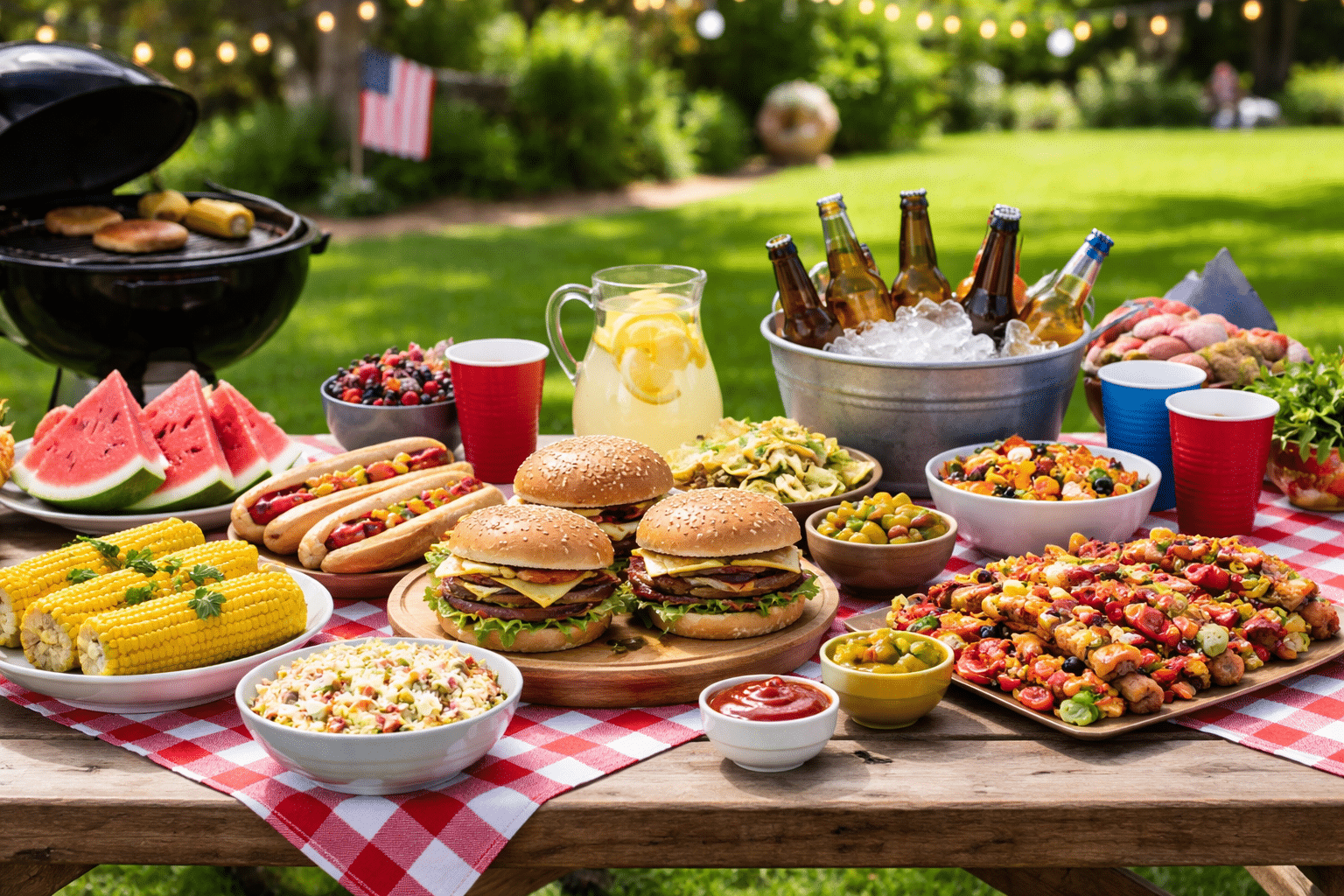 parish-wide picnic & backyard BBQ after church.